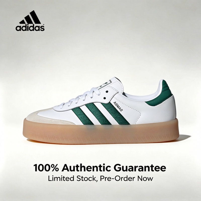 Adidas Shoes Samba - Zapatillas deportivas de plataforma de caña