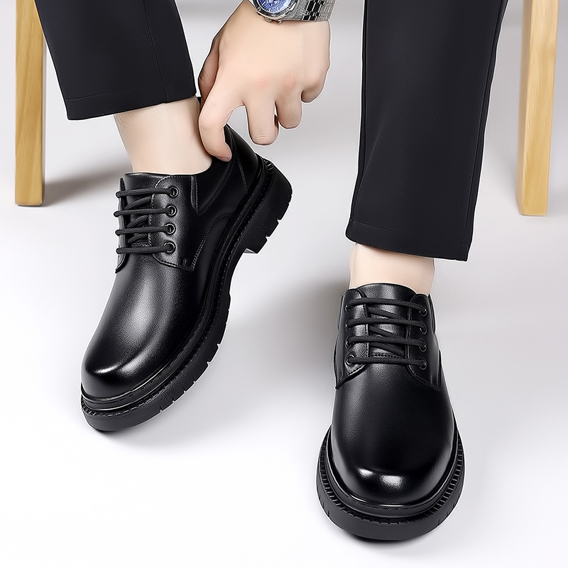 Zapatos de vestir de cuero par - Formal Men Daily Wear Footwear reseña y precio