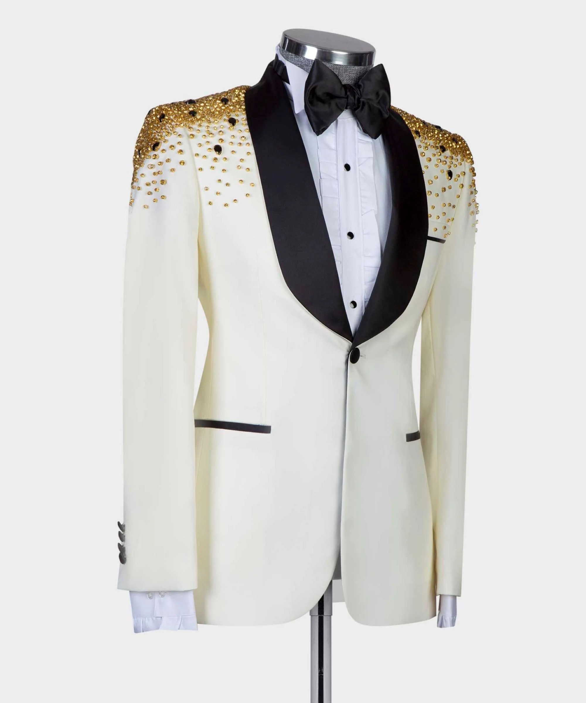 Trajes de lujo con cuentas de  - Men Formal Wear Modern reseña y precio